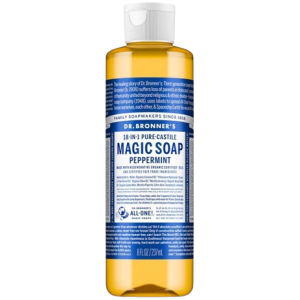 Dr. Bronner's Pure Castile Liquid Soap (Peppermint)