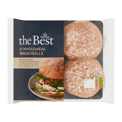 Morrisons The Best Wholemeal Rolls