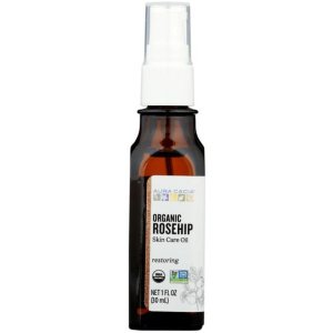 Aura Cacia Restoring Rosehip Oil with Vitamin E 1 oz