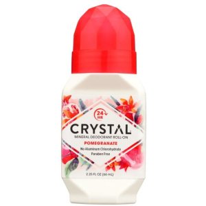 Crystal Essence Mineral Pomegranate Deodorant Roll-On (1x2.25 Oz)