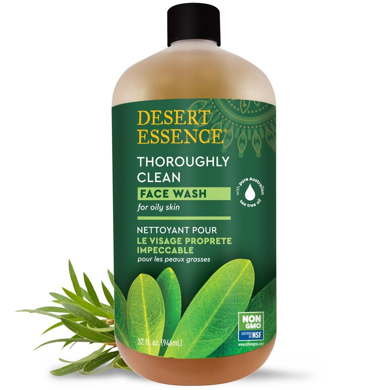 Desert Essence Thoroughly Clean Face Wash Desert Essence Thoroughly Clean Face 32 oz - Image 1