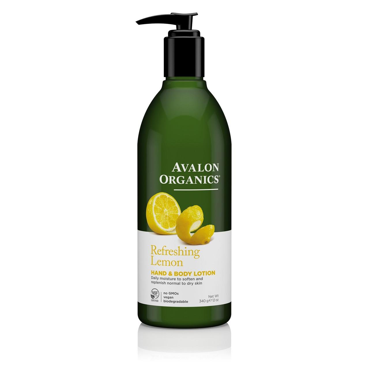 Avalon Lemon Hand & Body Lotion 12 oz