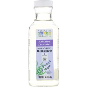 Aura Cacia Relaxing Lavender Bubble Bath 13 oz
