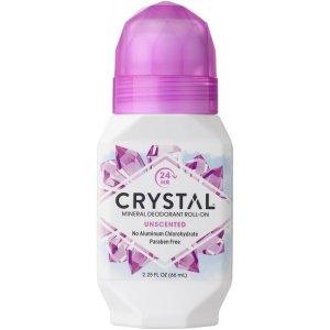 Crystal Unscented Body Roll-On Deodorant 2.25 oz