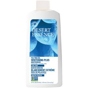 Desert Essence Tea Tree Whitening Plus Mouthwash 16 oz