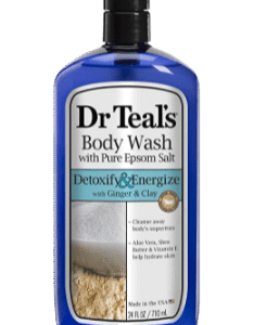 Dr. Teal's Body Wash with Pure Epsom Salt Detoxify and Energize 24 Fl.oz
