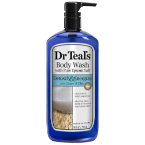 Dr. Teal's Body Wash with Pure Epsom Salt Detoxify and Energize 24 Fl.oz