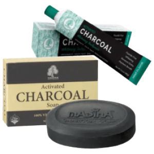 Madina Activated Charcoal Soap & Toothpaste Bundle