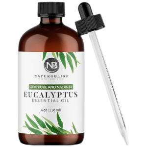 NaturoBliss 100% Pure Natural Undiluted Eucalyptus Essential Oil (4oz) Premium Therapeutic Grade