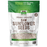 NOW Foods, Certified Organic Sunflower Seeds, Raw and Unsalted (16 0z)