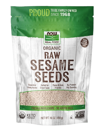 NOW Foods, Certified Organic Sesame Seeds (16-Ounce)