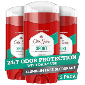 Old Spice Aluminum Free Deodorant for Men, High Endurance Sport, 24/7 Odor Protection