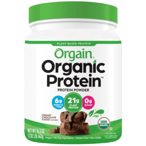Orgain Vegan Protein Powder (Chocolate Fudge) 1.02 lb
