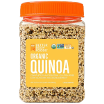 BetterBody Foods Organic Quinoa (Vegan, Gluten Free, Low Glycemic Rice Replacement) 24 ounce