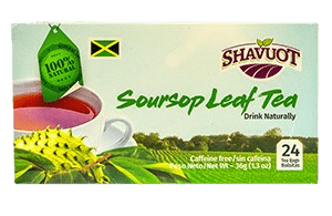 Shavuot All Natural Soursop Leaf Tea (24 S)