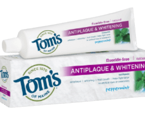 Tom’s Fluoride-Free Antiplaque & Whitening Toothpaste (Peppermint)