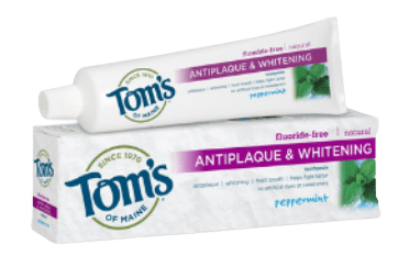 Tom’s Fluoride-Free Antiplaque & Whitening Toothpaste (Peppermint)