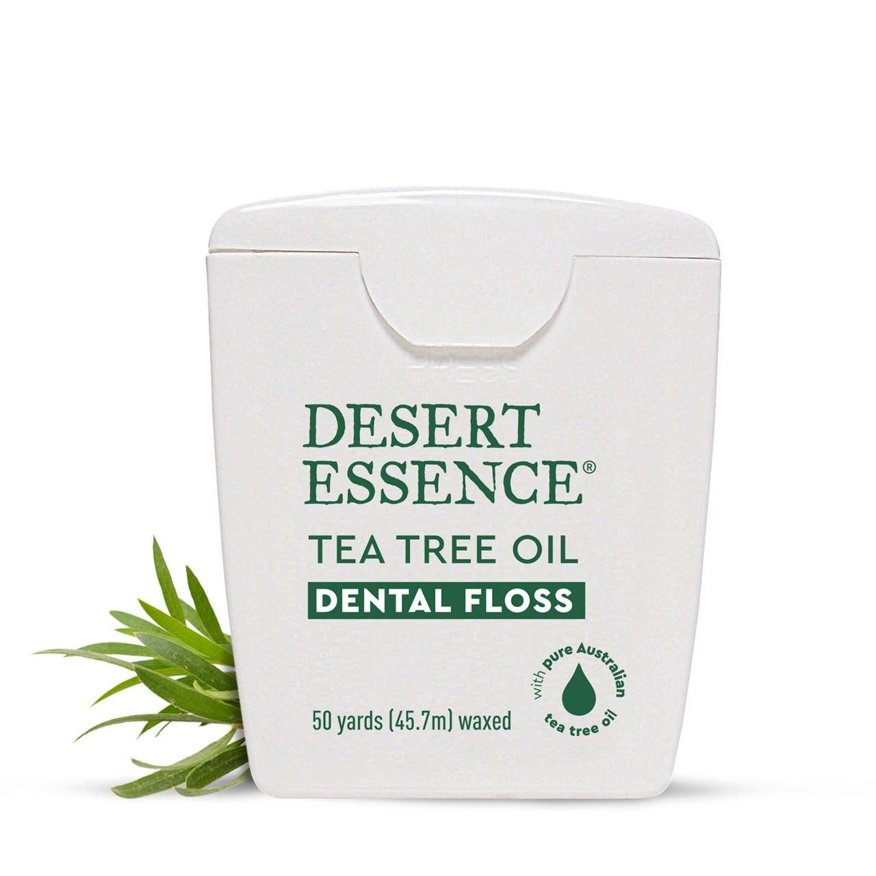 Desert Essence Tea Tree Dental Floss Desert Essence Dental Floss 50 yd - Image 1