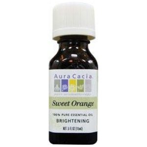 Aura Cacia Sweet Orange Essential Oil 0.5 oz