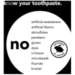 Hello Activated Charcoal Epic Teeth Whitening Fluoride Free Toothpaste (Fresh Mint and Coconut Oil) - Image 2