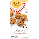 Simple Mills Almond Flour Crunchy Chocolate Chip Gluten Free Cookies