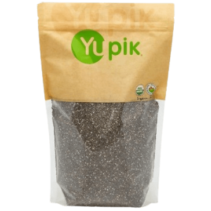 Yupik Organic Black Chia Seeds, 2.2 lb