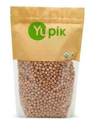 chick peas Yupik Organic Raw Chickpeas, 2.2 lb - Image 1