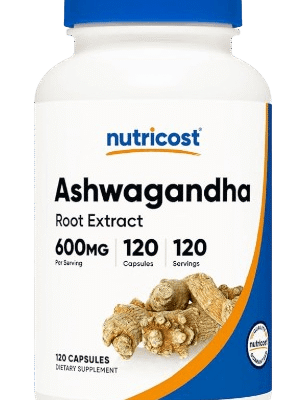 Nutricost Ashwagandha Herbal Supplement 600mg