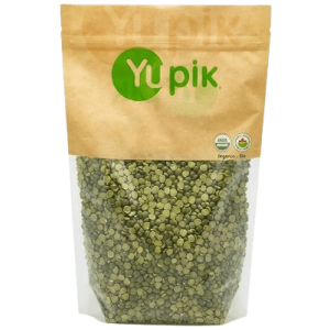 Yupik Organic Split Green Peas, 2.2 lb