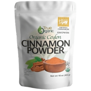 True Organic Pure Ceylon Cinnamon Powder, 1 lb