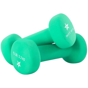 Yes4All Neoprene Coated Dumbbell Hand Weight (5 lbs) Set of 2