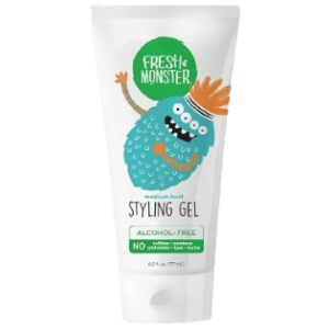 Fresh Monster Kids Hair Styling Gel Medium Hold (Alcohol-Free) 6 oz