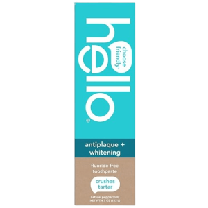 hello Antiplaque and Whitening Fluoride Free Toothpaste