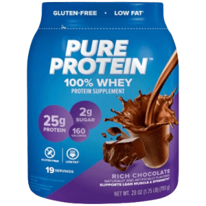 Pure Protein Rich Chocolate Whey Powder Powder (1.75 lbs)