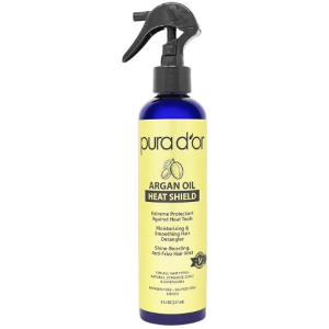 PURA D'OR Argan Oil Heat Shield Protectant Spray 8 oz