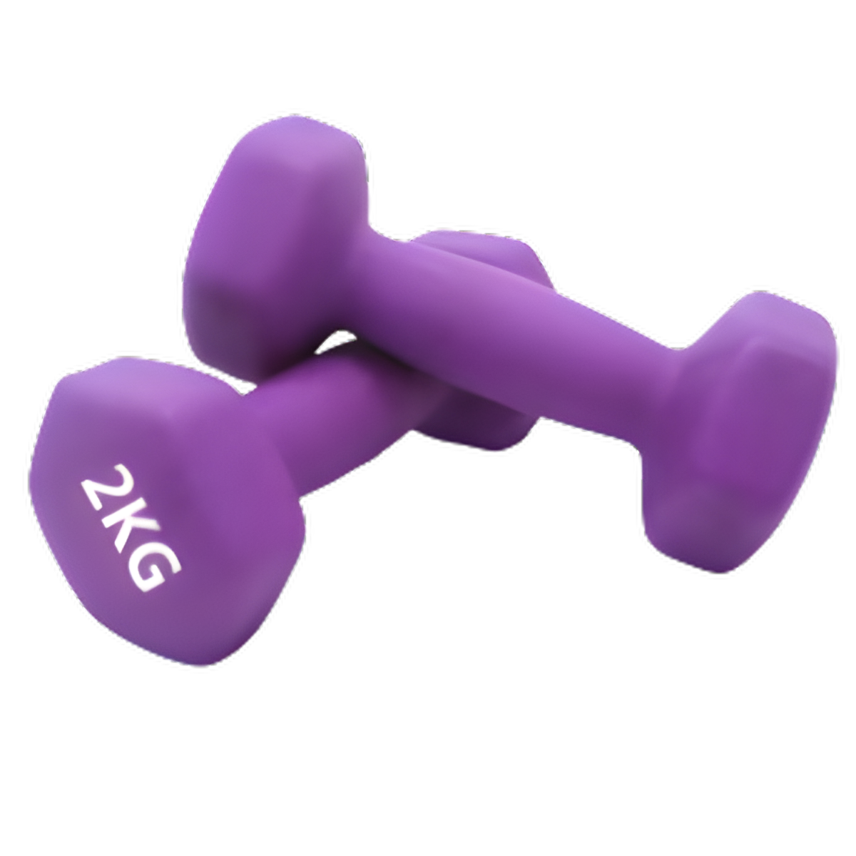 2kg Hand Weights Exercise / Fitness Dumbbells (set of 2)