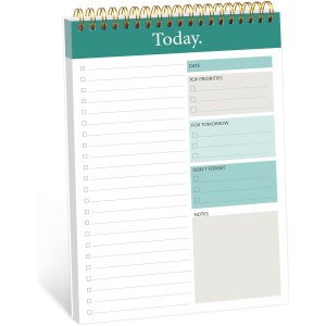 Daily Planner Notepad (Undated to Allow for Future Use)