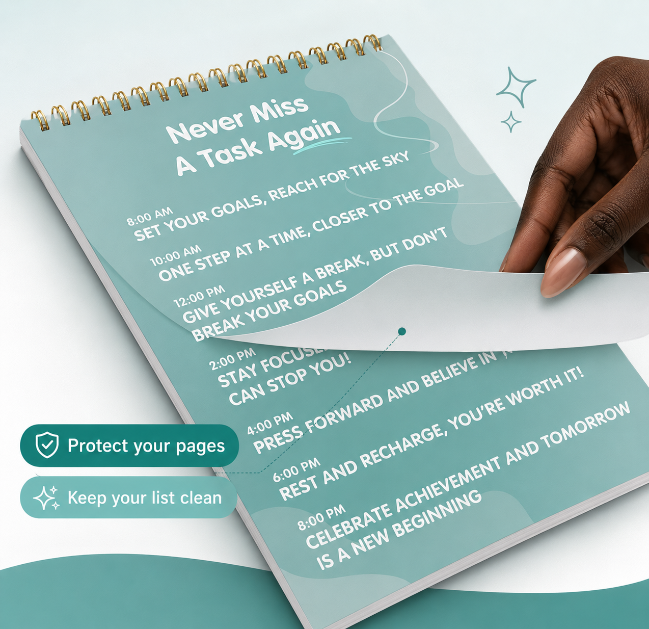 Daily Planner Notepad (Undated to Allow for Future Use) - Image 2