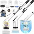 Electric Spin Scrubber (10-in-1 Scrubber with Retractable Long Handle)